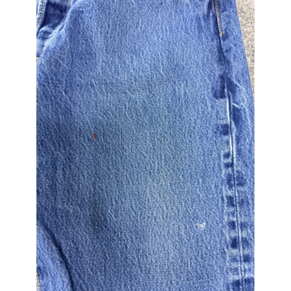 Levis 501 Original Fit Mens‎ Blue Denim Jeans Straight Leg Button Fly 36x33